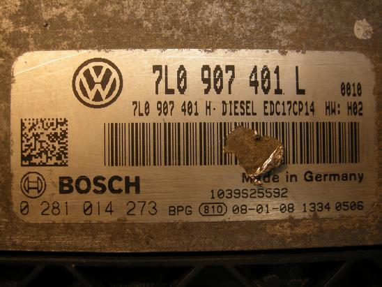 Блок управления двигателем (ECU) AUDI, VW 7L0907401L