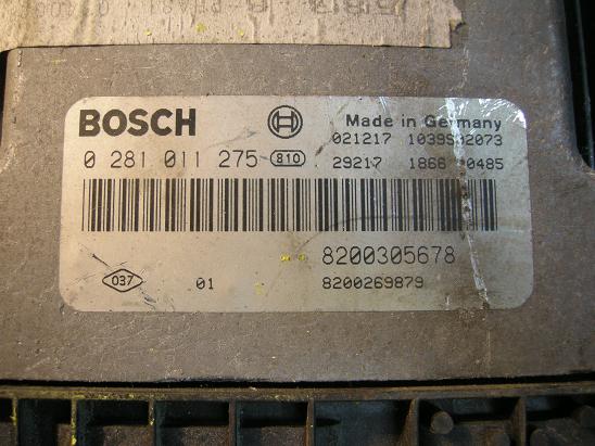 Блок управления двигателем Renault 8200305678