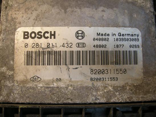 Блок управления двигателем Renault 8200311550
