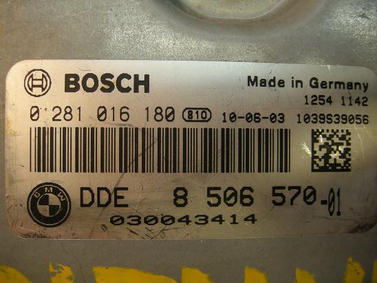Блок управления двигателем BMW 8506570