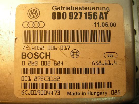Блок управления двигателем (ECU) АКПП 8D0927156AT