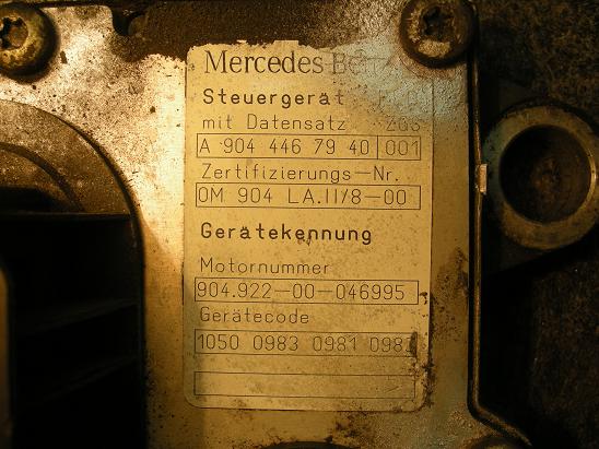 Блок управления двигателем (ECU) Mercedes 9044467940