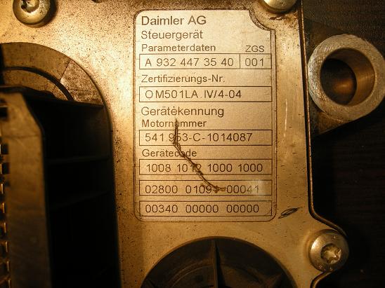 Блок управления двигателем (ECU) Mercedes 9324473540