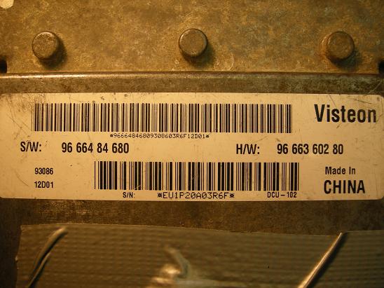 Блок управления двигателем Peugeot&Citroen 96 664 84 680
