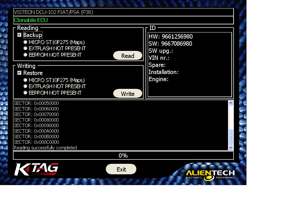 Блок управления двигателем (ECU) Peugeot&Citroen 96 670 869 80
