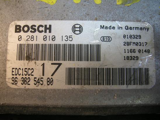 Блок управления двигателем Peugeot&Citroen 9636254580