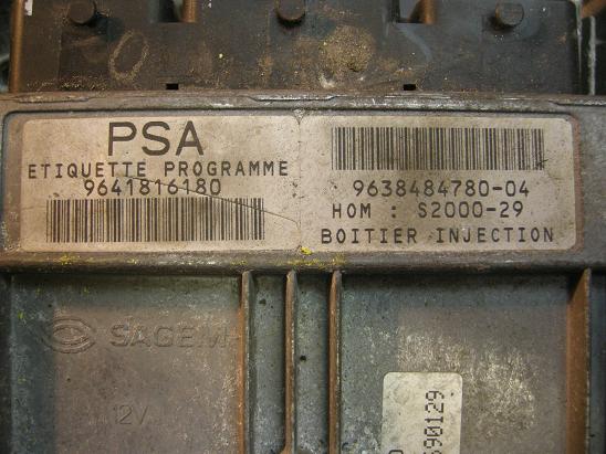 Блок управления двигателем Peugeot&Citroen 9638484780 - 04
