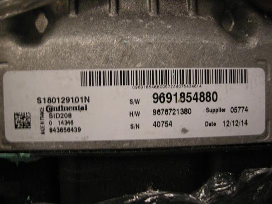 Блок управления двигателем Peugeot&Citroen 9691854880