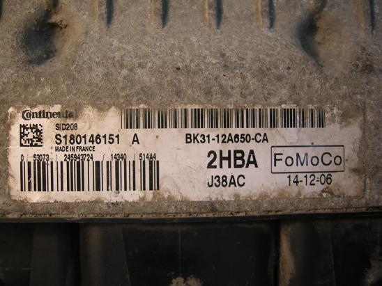 Блок управления двигателем (ECU) Peugeot&Citroen BK3112A650CA